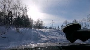 Подьем в ледянную гору на блокировке ЛокРайт Outlander XL 2011.