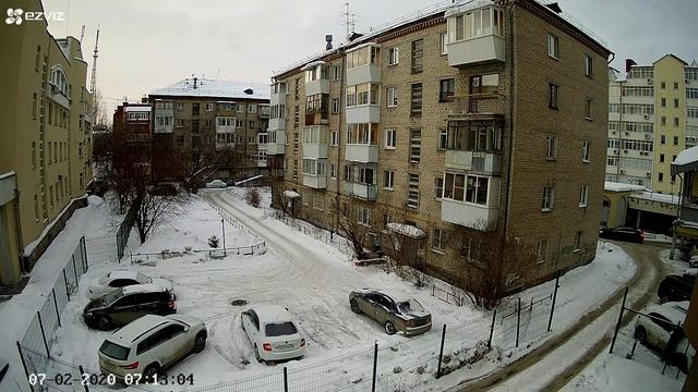 Дневной тест EZVIZ C3W Color Night (daylight test camera Ezviz Footage) смотреть онлайн
