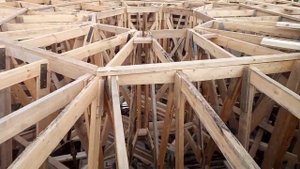 восьмигранник,основа купола из бетона