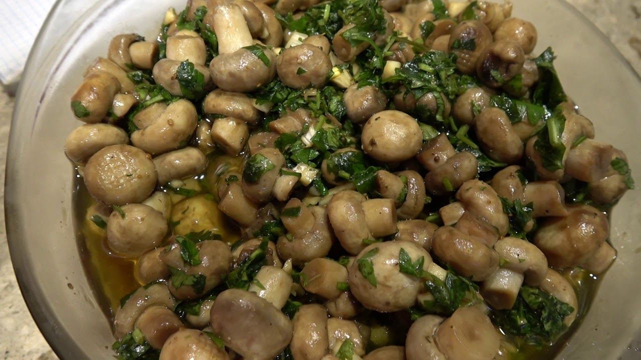 ФЕЕРИЧНАЯ  ЗАКУСКА - ШАМПИНЬОНЫ ПО- КОРЕЙСКИ