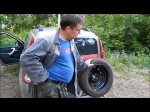 Держатель запасного колеса. Лада Ларгус