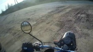 Покатушки на мотоцикле Урал проходим обкатку на синем Урале