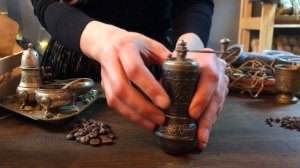 Настоящая турецкая мельница для специй и кофе