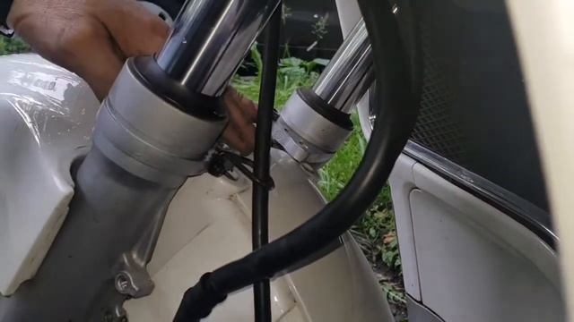 Honda GL 1500 SE Как снять переднее крыло и установить удлиннитель крыла смотреть онлайн