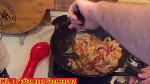Самая вкусная поджарка из свинины к рису, гречке или макаронам, простой рецепт.