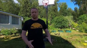 Уличная мобильная баскетбольная стойка за 33 000 рублей.  Portable Basketball Hoop