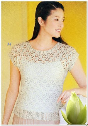 ???Узор крючком для очаровательной ажурной кофты - Вязание крючком для начинающих
