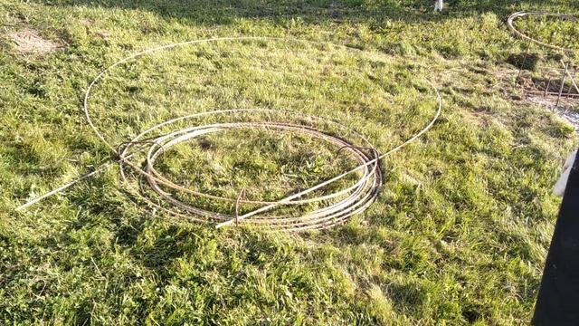 Работа с арматурой стеклопластик.