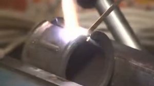 Сварко-пайка чугунной муфты латунной и медной Harris0 присадками с помощью плазмореза Горынычъ