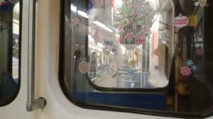 Нижегородское метро. Новогодний метропоезд 1