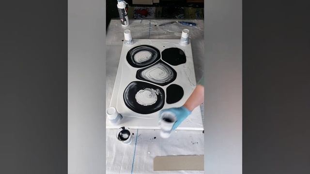 #108 Акриловая заливка от А до Я. Жемчуга+ Облака. Монохром смотреть онлайн