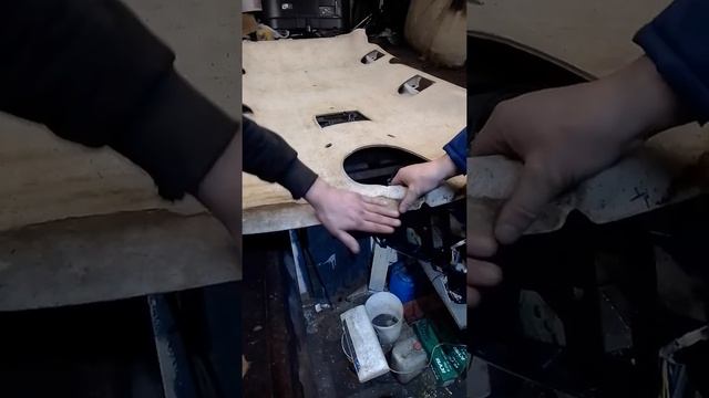 Перетянуть потолок крайслер вояджер своими руками!!! смотреть онлайн