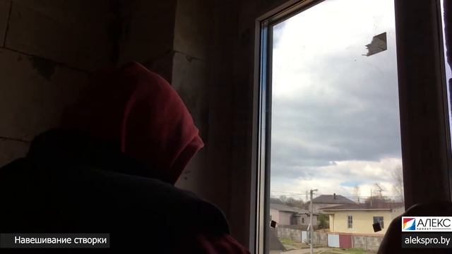 Пластиковые окна от АлексПроект / Монтаж окна ПВХ в Минске / Установка пластикового окна в доме