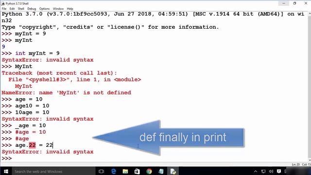 Python Tutorial for Beginners lesson 4 Python Variables and Types смотреть онлайн