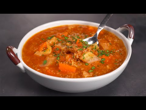 Горячие и вкусные СУПЫ С МЯСНЫМ ФАРШЕМ, о которых вы могли не знать.