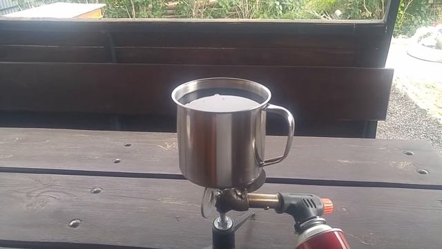 Походная газовая печка из того, что было под рукой. смотреть онлайн