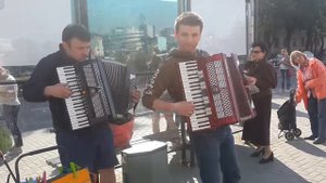 В два аккордеона мой ласковый и нежный зверь