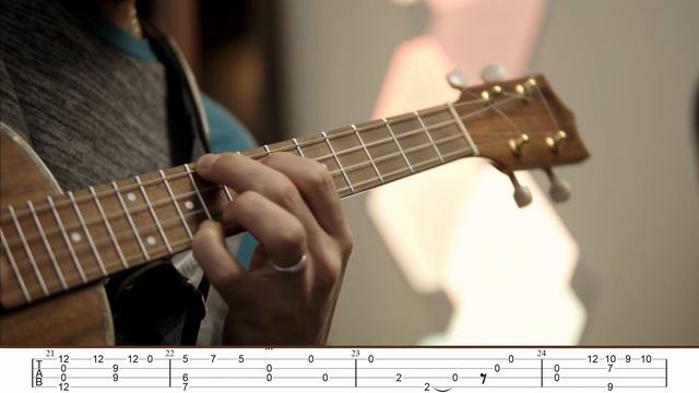 Villancico Navidad - Augustine Barrios Magnoré | Ukulele Fingerstyle Tab смотреть онлайн