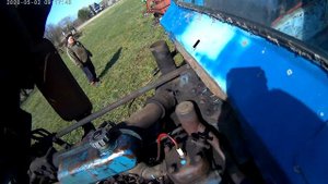 МТЗ-80. Завожу с пускача! Своя система запуска)))