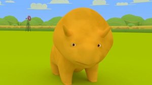 Learns Shapes With Domino Blocks - Learn with Dino the Dinosaur ? Educational cartoon for toddlers