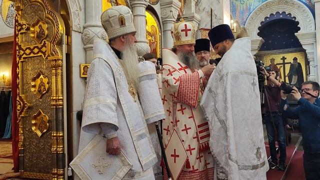 Награждение отца Евгения Попиченко орденом Сергия Радонежского (02.06.2023)