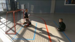 «ГЕРОИ». Тренировка вратаря. Флорбол #хоккейвзале.