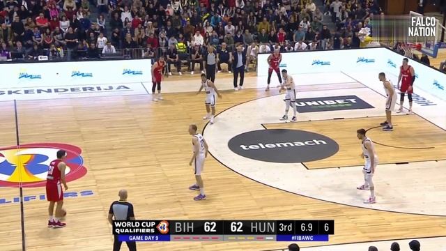 Zoltan Perl vs Bosnia and Herzegovina (15 PTS, 5 REB, 3 AST, 1 STL, 17 EFF) #FIBAWC 2023 Qualifiers смотреть онлайн