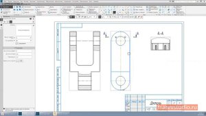 Компас 3D V18 vs Inventor 2020. Построение детали Вилка. Запись стрима