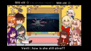 Genshin impact reacts to Demon Slayer ☆ | 2/? | Nezuko | Nie nie ☆