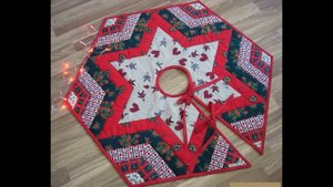 Коврик под елку на Новый год