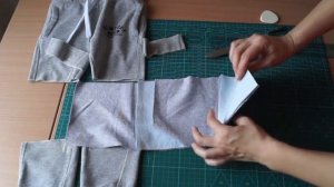 D.I.Y Sew  Как удлинить штаны. Как зашить штаны на коленках. Ремонт детской одежды.