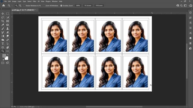 How To Make A Passport Size Photo In Adobe Photoshop 2023 смотреть онлайн