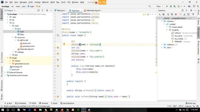 IntelliJ IDEA | Java Hibernate | Insert Data to mySQL | WAMP смотреть онлайн