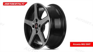Alcasta M62 BKF: 3D-обзор литого диска ● Автосеть ●