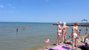 Крым, Песчаное, пляж 5 07 2013г