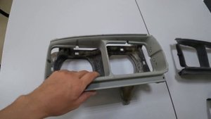 Обзор напечатанных на 3D принтере рамок от квадратных фар Toyota Land Cruiser 80