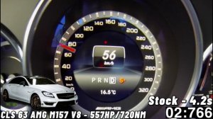 Mercedes Benz CLS W218 (0-100 KM/H) (0-60 MPH) ACCELERATION BATTLE