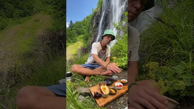 Водопад Поликаря. Июль 2023