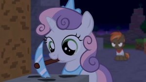 Minecraft song don't mine at night my little pony animation