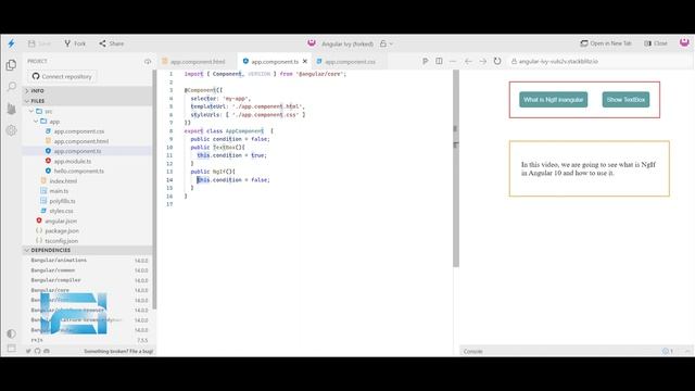 How to dynamically render elements/content/components in #angular