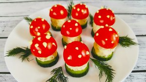 Закуска «Грибочки». Красивый и вкусный рецепт