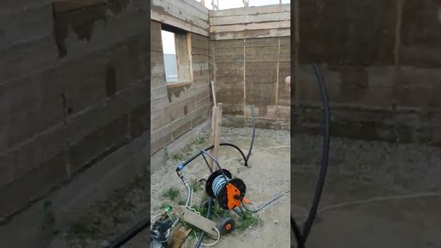 дома из опилкобетона, какие получаются стены с пропорцией пол ведра цемента.