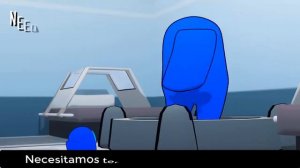 The sky's eyes Among us song animación sub español