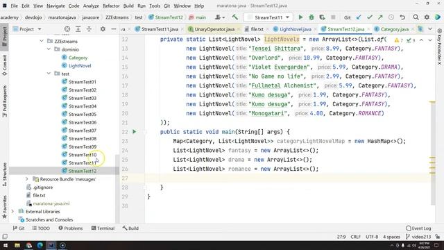 214 - Streams pt 12 - Collectors pt 02 - Grouping by pt 01 смотреть онлайн