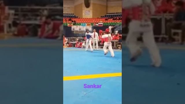 Taekwondo sparring videos/Taekwondo fight vide0 india/Taekwondo sparring kicks/Sankar Maity