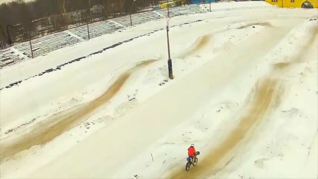 Мототрек Мориса Тореза. Съёмка с гексокоптера. FLIGHTVIDEO.RU