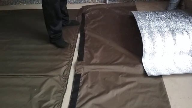 Тёплый пол в палатку,своими руками. смотреть онлайн