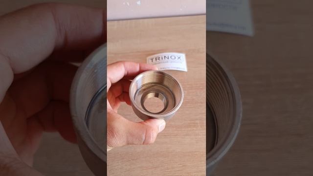 Нержавеющая Муфта переходная с внутренней резьбой | stainless steel clutch | TRiNOX #aisi304 #Short смотреть онлайн