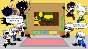 Undertale AUs react to Hank vs Chara part 2/2