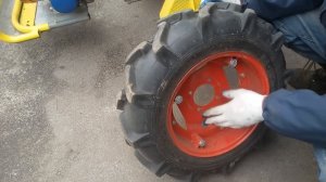 Изменение ширины колеи мотоблок Мотор Сич видео